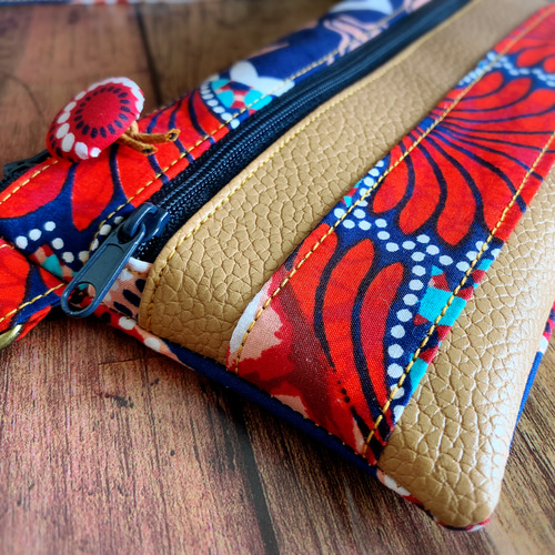 924アフリカパーニュお財布ショルダー 長財布 浜工房 通販 16171044