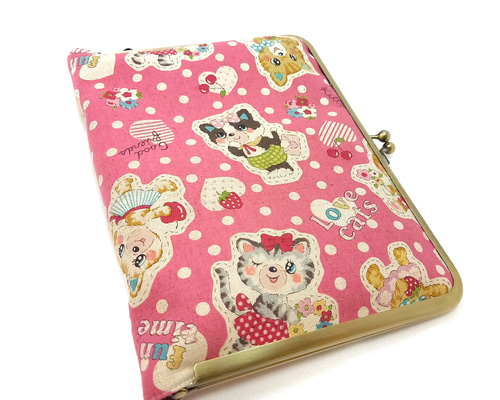 【090】スペシャル手彫りティンシャ アスタマンガルXＬ⌘ケース付⌘【送料無料】 本革 がま口 印鑑ケース イニシャル刺繍 朱肉付き かわいい