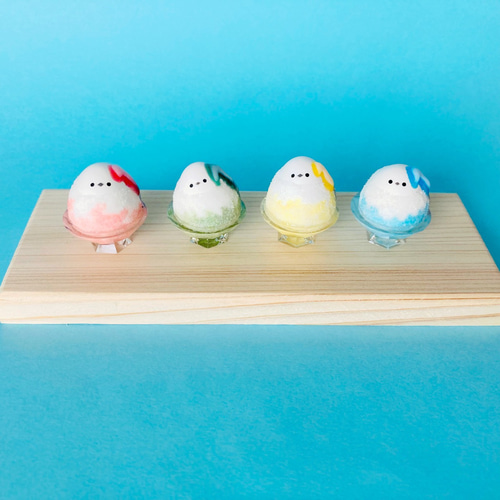 かき氷シマエナガ その他置物 つぶ屋 通販 16171255｜Creema(クリーマ)