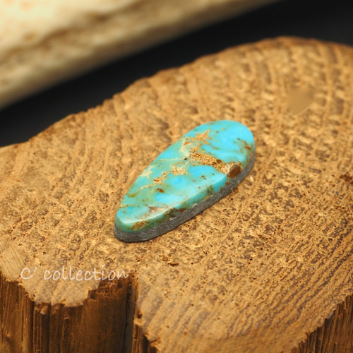 特大 パイロットマウンテン ターコイズ カボション 63.5ct PM-64