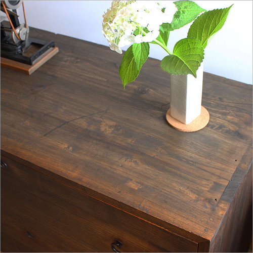 古い和箪笥をリメイクした 和モダンチェスト｜杉×桐の2段収納家具