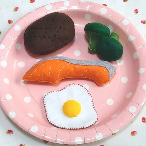 フェルト ままごと☆13種類スペシャルセット おもちゃ・人形 うりんこ