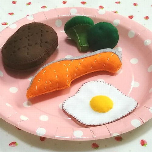 フェルト ままごと☆13種類スペシャルセット おもちゃ・人形 うりんこ