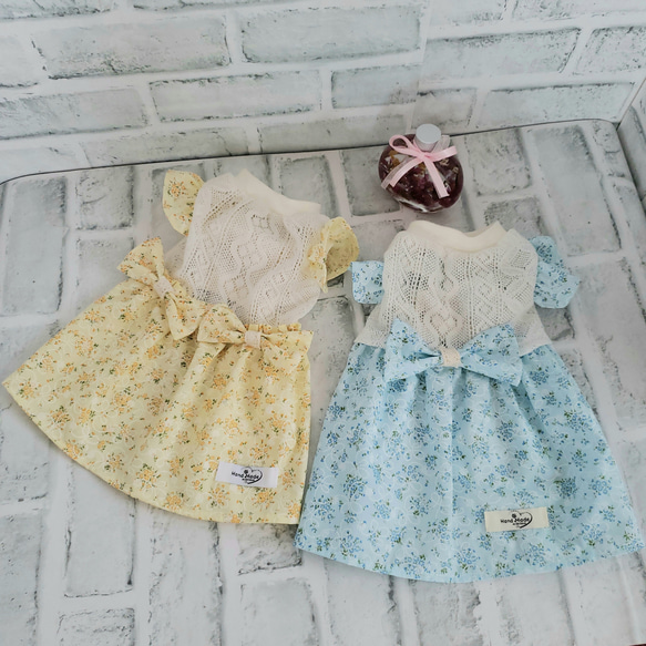 犬服 フリルワンピース ハンドメイド ペット服・アクセサリー は 犬服 フリルワンピース ハンドメイド ペット服・アクセサリー は