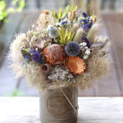 専用＊Christmas＊ブリキアレンジ(スモークツリー) e5b9e83c2bfa029bb32b146cb4e938