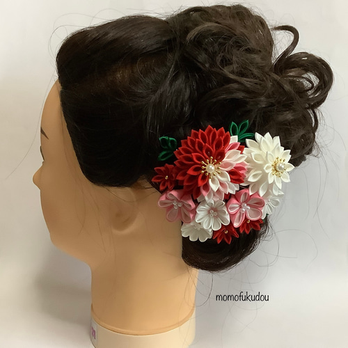 【確認用】つまみ細工  成人式 つまみ細工 成人式用髪飾り 成人式 髪飾り 卒業式 結婚式 和装