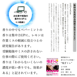 脳涼フレグランス　ミントライダー　30ml　調香　ペパーミント　レモン　ローズマリー　不眠　受験対策　アンガーマネジメン 6枚目の画像