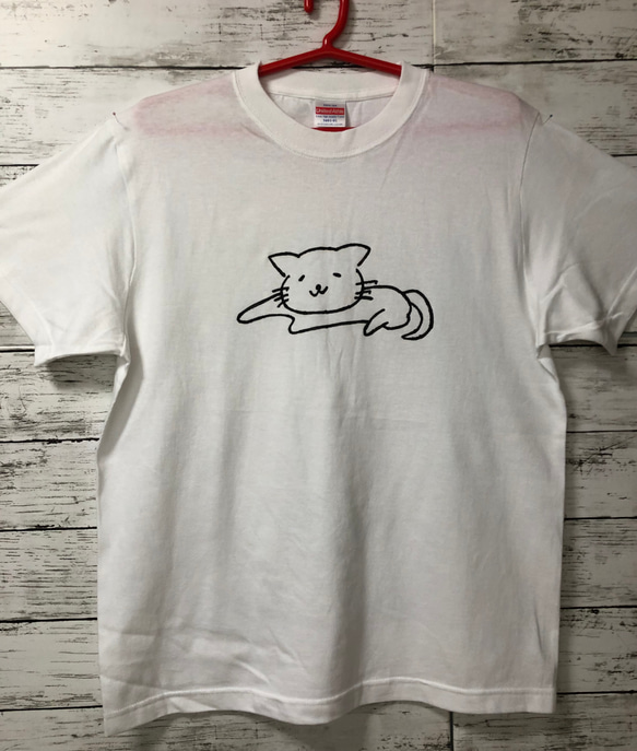 Tシャツ　ねこ 2枚目の画像