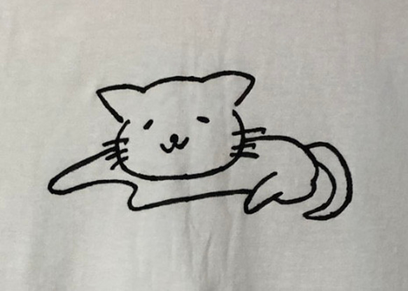 Tシャツ　ねこ 1枚目の画像