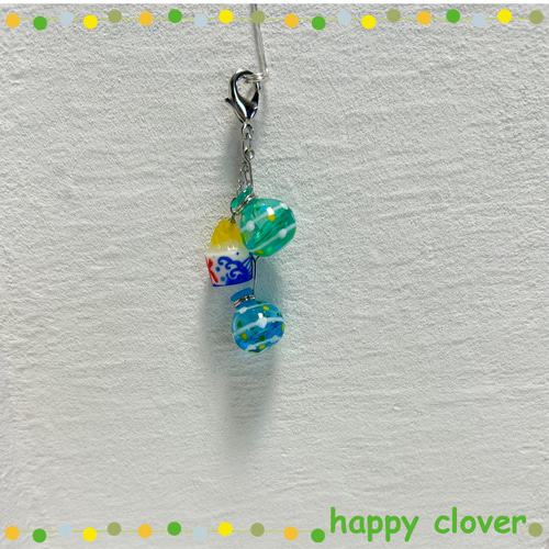 お祭りヨーヨー（水風船）チャーム その他アクセサリー Happy