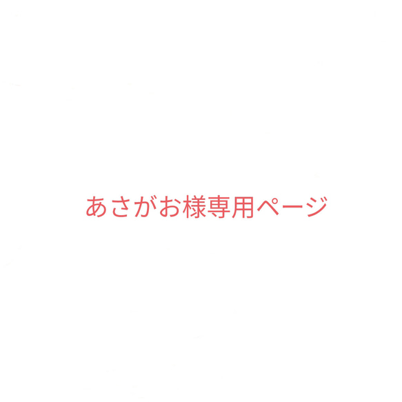 あさがお様専用ページ 1枚目の画像