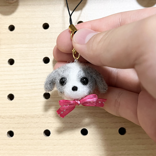 ふんわり羊毛シーズー♡キーホルダー 縫お