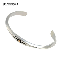 バングル メンズ レディース シルバー シルバー925 ブレスレット 細い