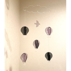 気球モビール(モノトーン) 10枚目の画像