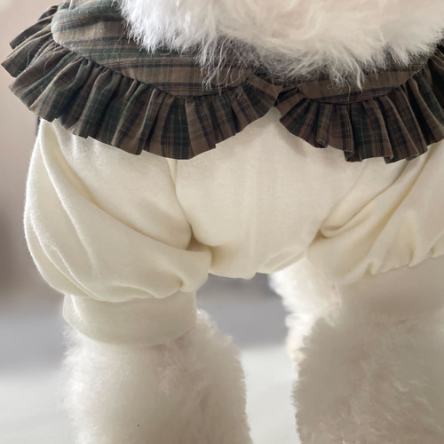 犬服型紙】スクエアカラー・ワンピース 型紙 soir. 通販