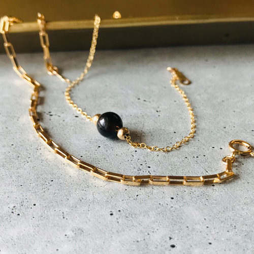 14kgf✴︎ボックスチェーン✴︎ブレスレット✴︎ rectangle