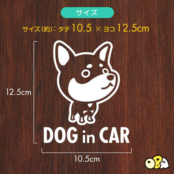 DOG IN CAR/ミニチュアピンシャー カッテイングステッカー KIDS・BABY・CAMP 3枚目の画像