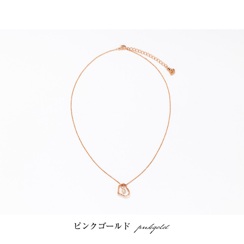 立体 オープンハート ネックレス ゴールド シルバー ピンク 立体 オープンハート ネックレス ゴールド シルバー ピンク