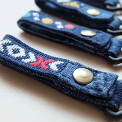 Kogin刺繡戶外掛鉤☺︎ 簡約 [露營 ☺︎ 刺繡] 牛仔布改造 ☺︎ 衣架掛鉤 ⌘ 接受客製化 ⌘ 第7張的照片