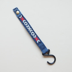 Kogin刺繡戶外掛鉤☺︎ 簡約 [露營 ☺︎ 刺繡] 牛仔布改造 ☺︎ 衣架掛鉤 ⌘ 接受客製化 ⌘ 第5張的照片