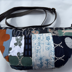 贅沢パッチショルダー/ミナペルホネン ミナペルホネン パッチ 三日月バッグ お値下げ ボディバッグ・ウエスト