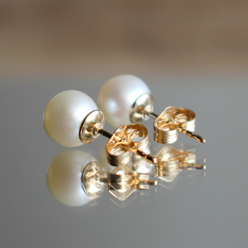 ✨6月誕生石✨ パール＜6mm＞のスタッドピアス（K14GF） ピアス