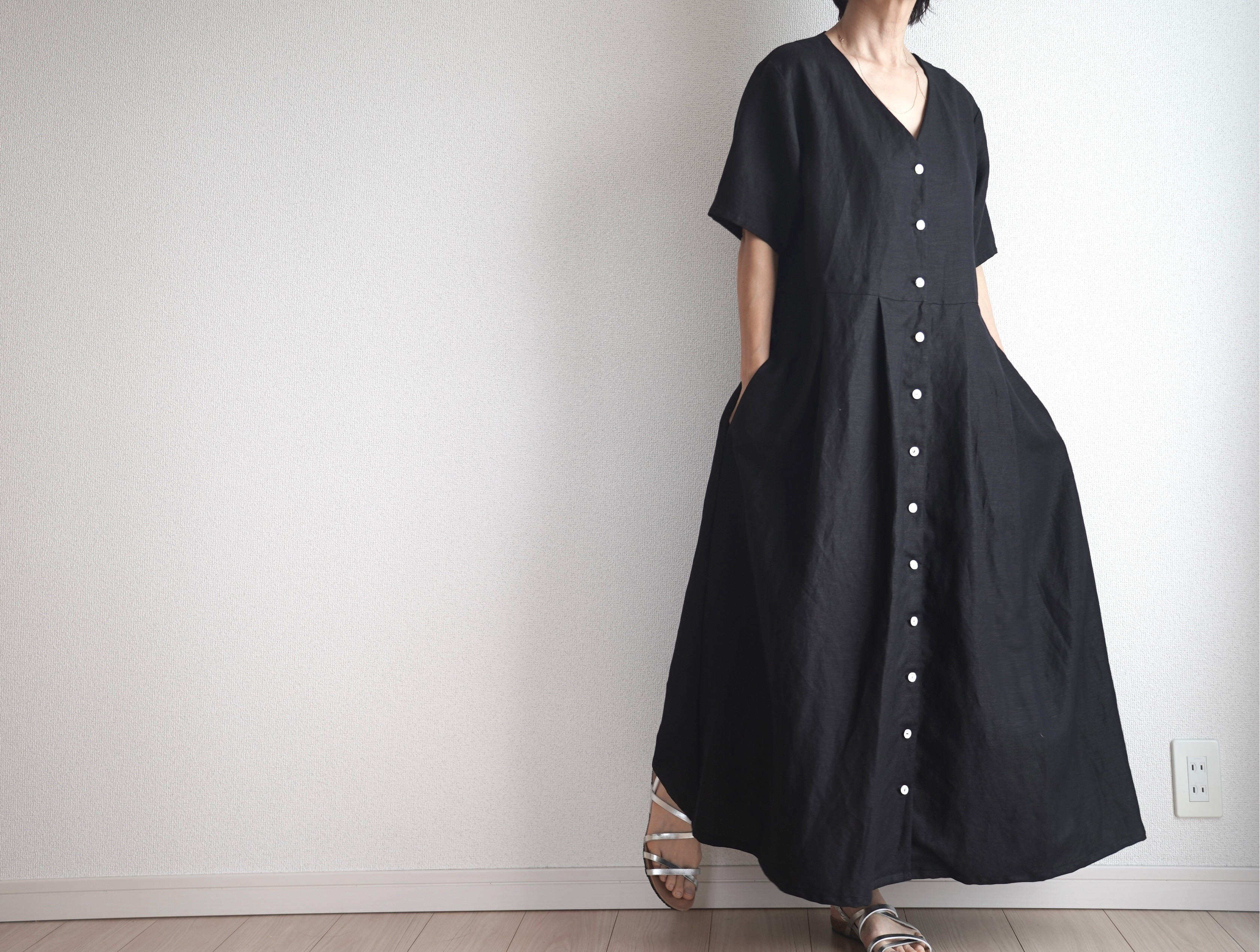 PLEATS PLEASE　前ボタン開き ワンピース 前ボタン開きワンピース（ワンピース）｜ECRIRE（エクリール）の
