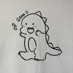 Tシャツ　GAOOO!!  怪獣 1枚目の画像