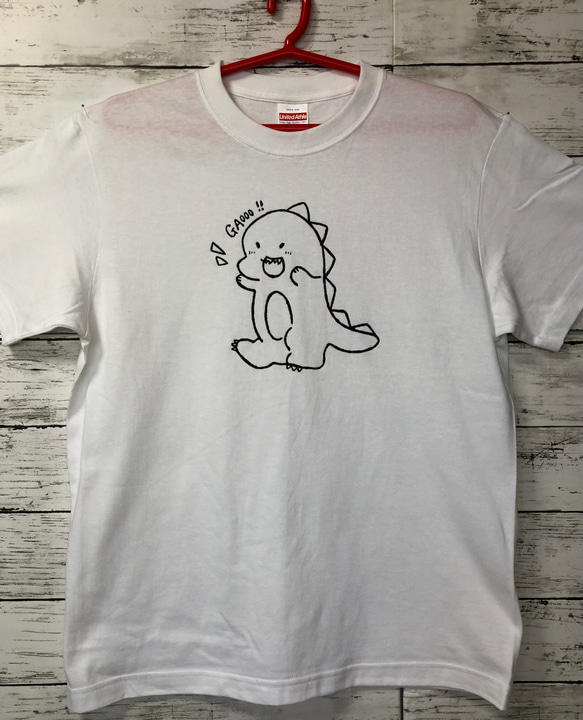 Tシャツ　GAOOO!!  怪獣 2枚目の画像