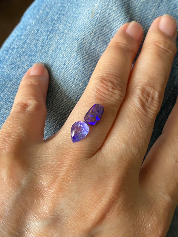 ミステリアスブルー♡ナチュラルボルダーオパール ルース 05 天然石 天然色 天然石 S1289737707(9841円)