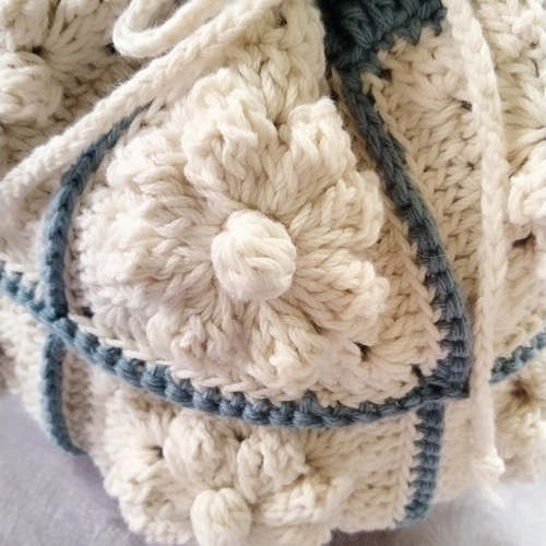 ぷっくりお花巾着、ポーチ。 巾着袋 monmon 通販 16175907｜Creema