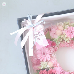 ひまわりのハーフムーンリース（直径約36cm） 5枚目の画像