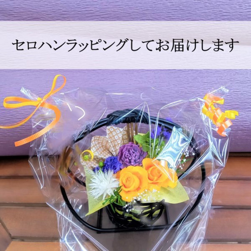 母の日フラワー 和風 プリザーブドフラワー アレンジメント 記念