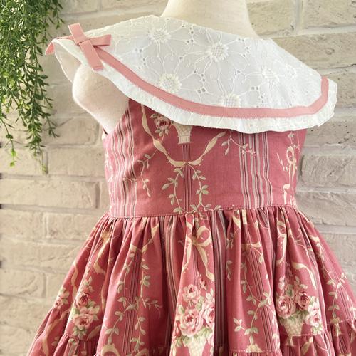 Angelic Pretty ピンク　レースとフリルが贅沢なノースリーブワンピ Angelic Pretty ピンク レースとフリルが贅沢なノースリーブ