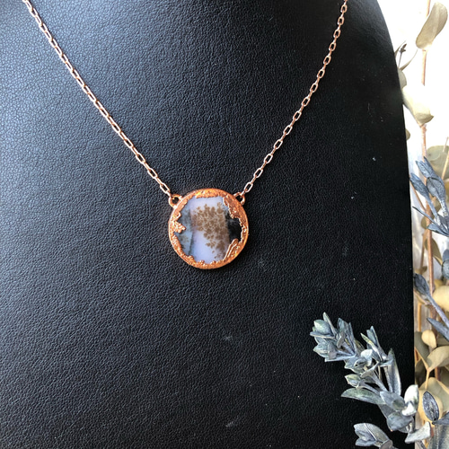 天然石ネックレス エレクトロフォーミングジュエリー ネックレス