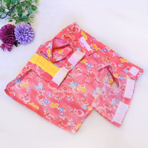 犬服 浴衣<金魚柄ピンク> ペット服・アクセサリー M'sDog 通販