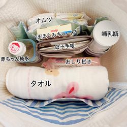 【最終値下げ　送料込】超軽量♥マザーズバッグ★ヌビバッグ《ライトブルー × オフホワイト》★イブルバッグ★トートバッグ 5枚目の画像