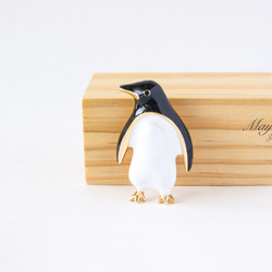 『かわいいペンギンのブローチ』 2枚目の画像