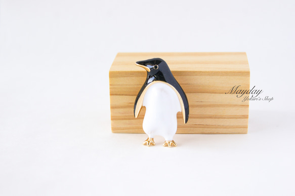 『かわいいペンギンのブローチ』 2枚目の画像