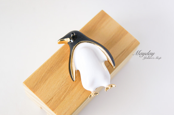 『かわいいペンギンのブローチ』 3枚目の画像