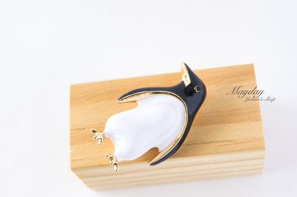 『かわいいペンギンのブローチ』 4枚目の画像