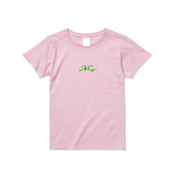 MariaFrancoise 日本限定Mロゴ　Tシャツ　ハイライトピンク 8枚目の画像