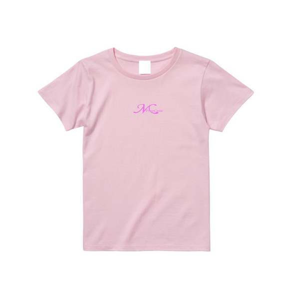 MariaFrancoise 日本限定Mロゴ　Tシャツ　ハイライトピンク 5枚目の画像