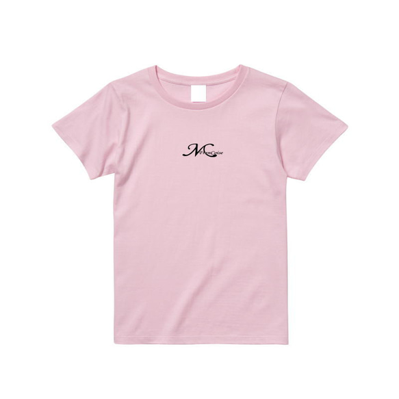 MariaFrancoise 日本限定Mロゴ　Tシャツ　ハイライトピンク 4枚目の画像