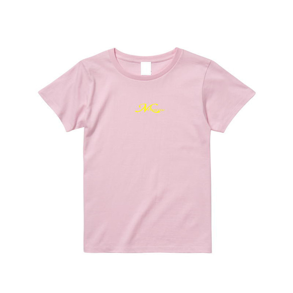 MariaFrancoise 日本限定Mロゴ　Tシャツ　ハイライトピンク 1枚目の画像