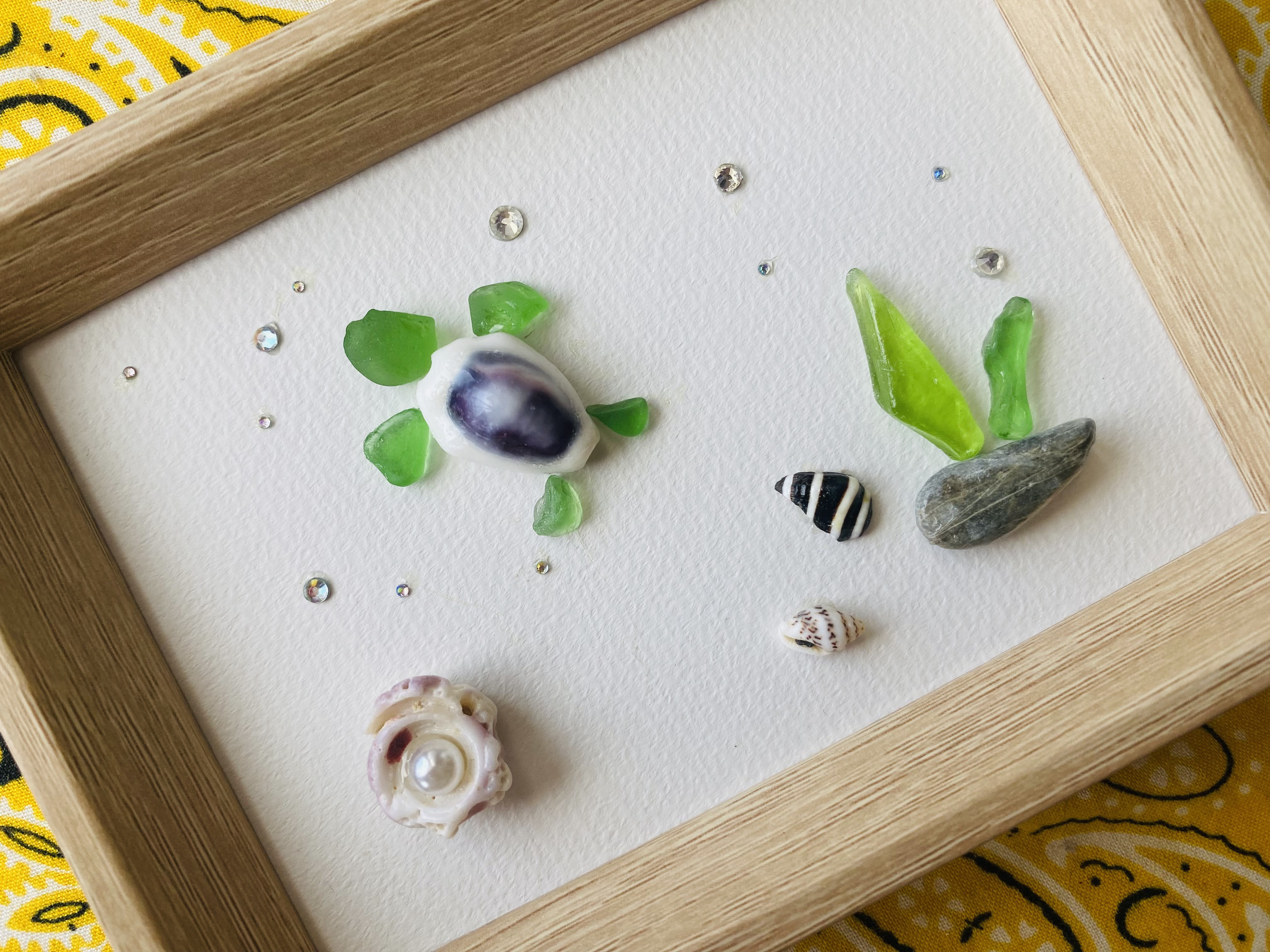 激レア ピンクのシーグラス瓶 沖縄の海 シーグラスアート オブジェ 奇跡の産物