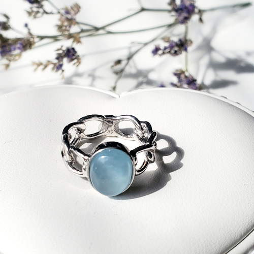 夏の福袋（2025）石選べるチェーンリング,個性的なシルバーリング