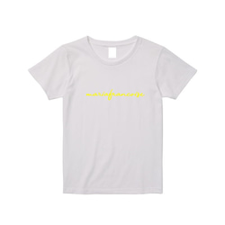 MariaFrancoise 日本限定筆記体ロゴ　Tシャツ　ホワイト 1枚目の画像