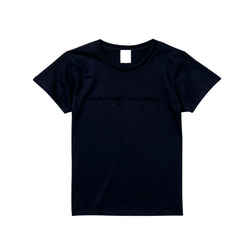 MariaFrancoise 日本限定筆記体ロゴ　Tシャツ　インディゴ 4枚目の画像