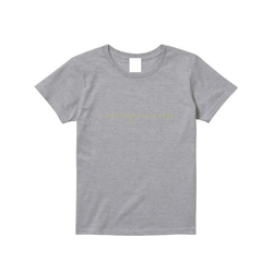 MariaFrancoise 日本限定筆記体ロゴ　Tシャツ　アッシュ 7枚目の画像